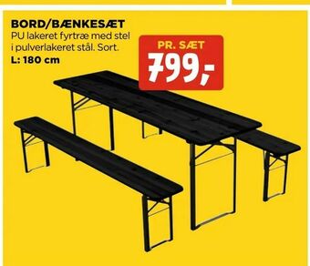 jem & fix Bord/bænkesæt tilbud