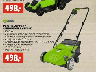 jem & fix Plænelufter/ -renser elektrisk tilbud