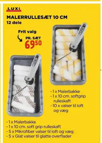 jem & fix Malerrullesæt 10 cm tilbud