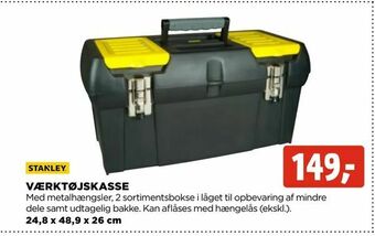 jem & fix Værktøjskasse tilbud