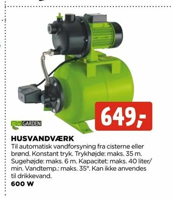 jem & fix Husvandværk tilbud