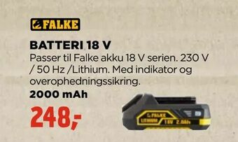 jem & fix Batteri 18 v tilbud