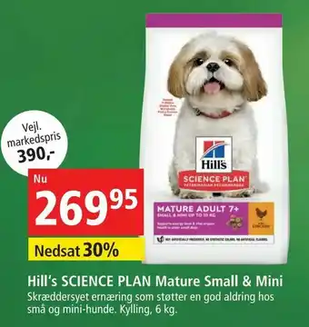 Maxi Zoo Hill‘s SCIENCE PLAN Mature Small & Mini tilbud