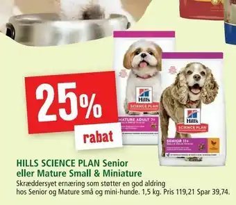 HILLS SCIENCE PLAN Senior eller Mature Small & Miniature