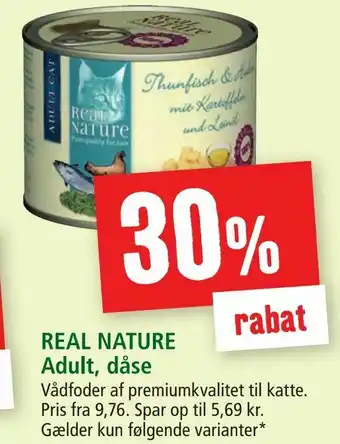 Maxi Zoo REAL NATURE Adult, dåse tilbud