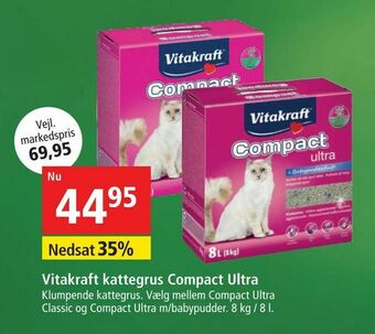 Vitakraft kattegrus Compact Ultra