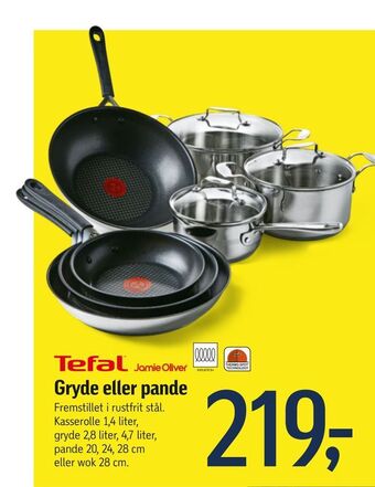 Føtex Gryde eller pande tilbud