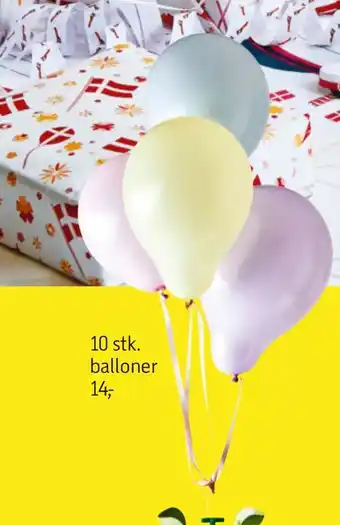 Føtex 10 stk. balloner tilbud