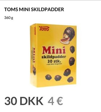 Nielsen's Discount Toms Mini Skildpadder tilbud