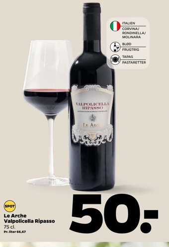 Netto Le Arche Valpolicella Ripasso tilbud