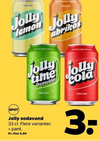 Netto Jolly sodavand tilbud