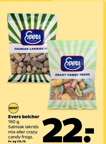 Netto Evers bolcher tilbud