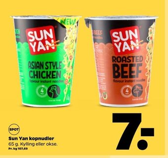 Netto Sun Yan kopnudler tilbud