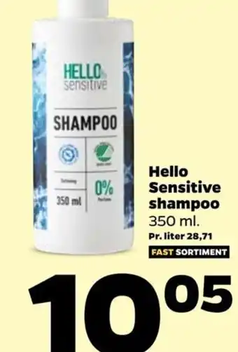 Netto Hello Sensitive Shampoo tilbud