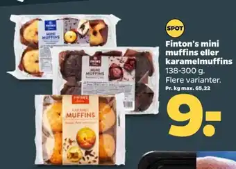 Netto Fintons's mini muffins eller karamelmuffins tilbud