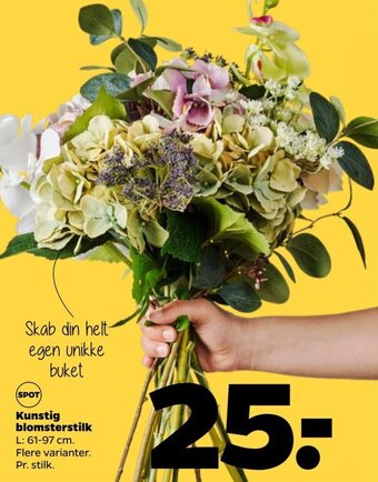 Netto Kunstig blomsterstilk tilbud