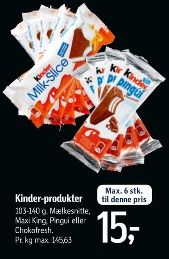 Føtex Kinder-produkter tilbud