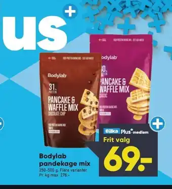 Bilka Bodylab pandekagemix tilbud
