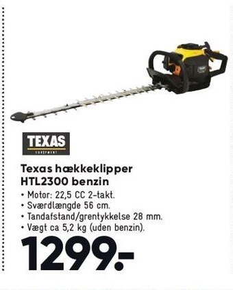 Bilka Texas hækkeklipper tilbud