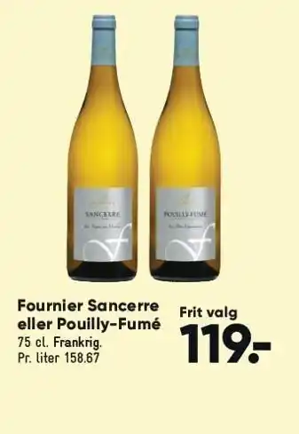 Bilka Fournier Sancerre el. Pouilly-Fumé tilbud