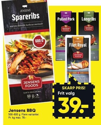 Bilka Jensens BBQ tilbud