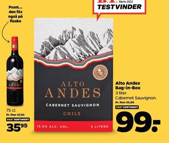 Netto Alto Andes tilbud