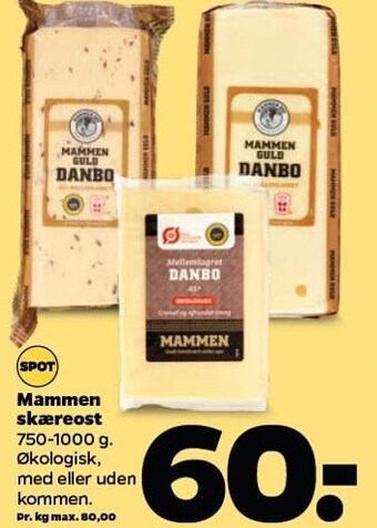 Netto Mammen skæreost tilbud
