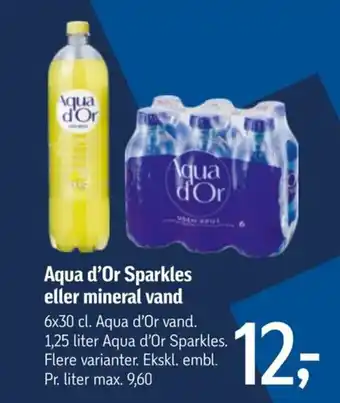 Føtex Aqua d'Or Sparkles eller mineral vand tilbud