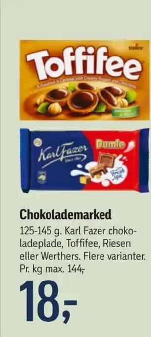 Føtex Chokolademarked tilbud