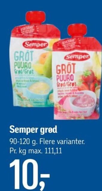 Føtex Semper grød tilbud