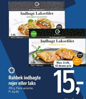 Føtex Rahbek indbagte rejer eller laks tilbud