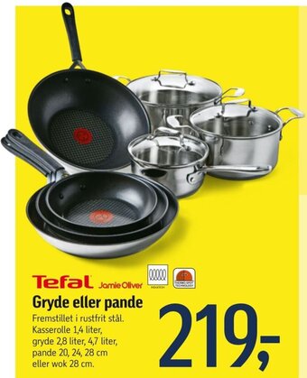 Føtex Tefal Gryde eller pande tilbud