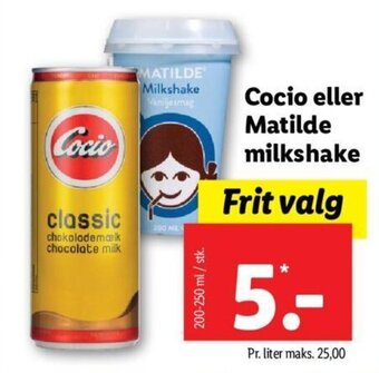 Cocio eller Matilde milkshake