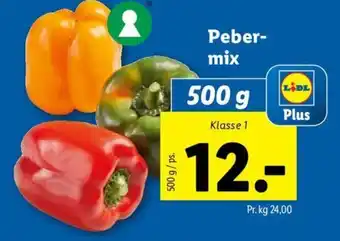 Lidl Peber-mix tilbud