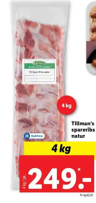 Tillman's spareribs natur