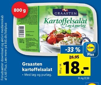 Lidl Graasten kartoffelsalat tilbud