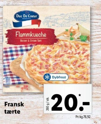 Lidl Fransk tærte tilbud
