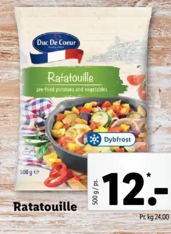 Lidl Duc de Coeur Ratatouille tilbud