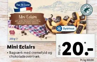 Lidl Duc de Coeur Mini Eclairs tilbud