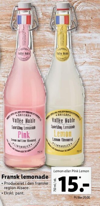 Lidl Fransk lemonade tilbud