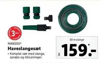 Lidl Parkside Haveslangesæt tilbud