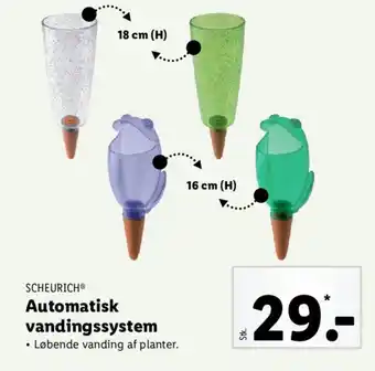 Automatisk vandingssytem