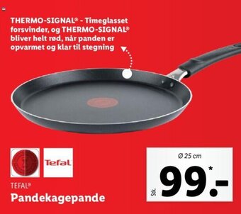 Lidl Tefal Pandekagepande tilbud