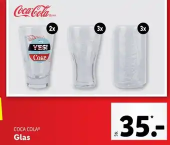 Lidl Coca-Cola Glass tilbud