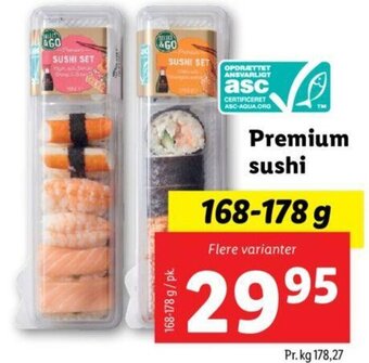 Lidl Premium sushi tilbud