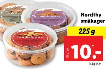 Lidl Nordthy småkager tilbud
