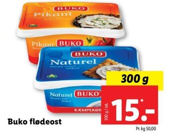 Lidl Buko flødeost tilbud