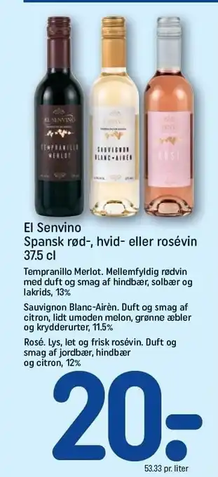 El Senvino - Spansk rød, hvid el. rosévin