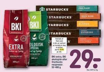 REMA 1000 BKI kaffe tilbud