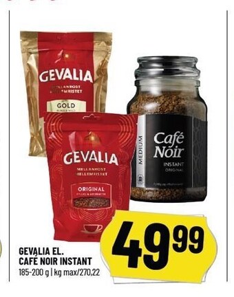 Løvbjerg Gevalia el. Café noir instant tilbud